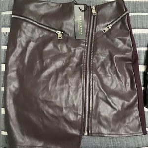 Sexy and Comfortable Purple Skirt with Zippers